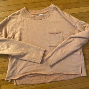 Gently worn crop crewneck
